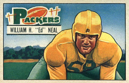 1951 Bowman William H. "Ed" Neal #18 Football Card
