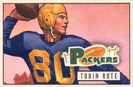 1951 Bowman Tobin Rote #88 Football Card