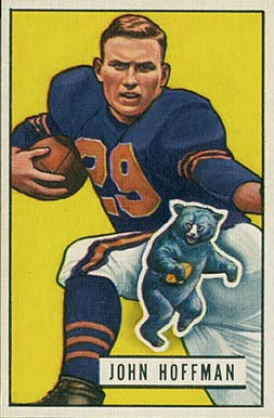1951 Bowman John Hoffman #87 Football Card