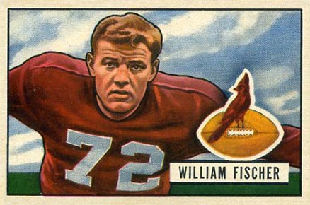 1951 Bowman William Fischer #65 Football Card