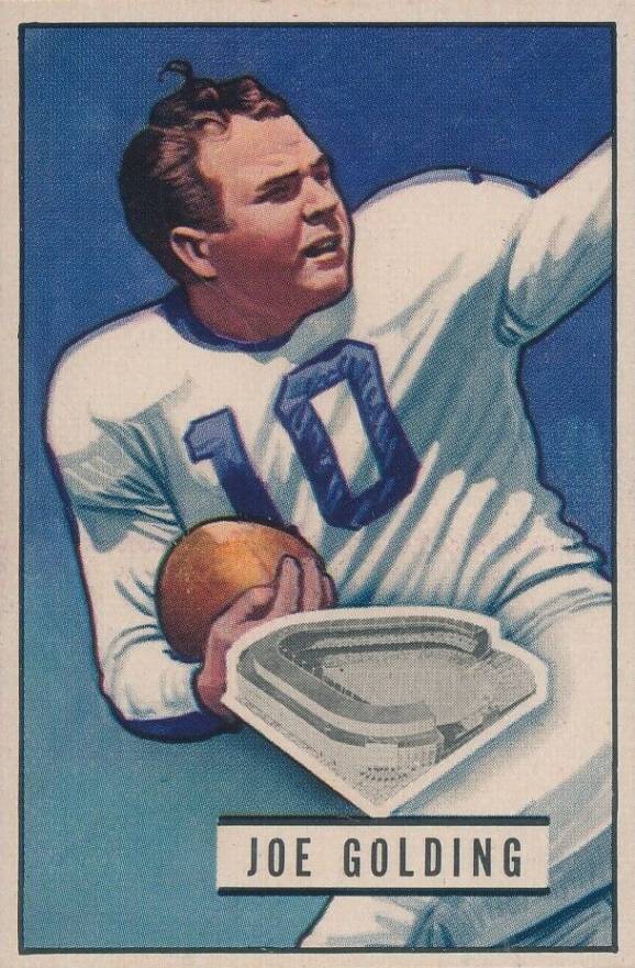 1951 Bowman Joe Goldring #115 Football Card