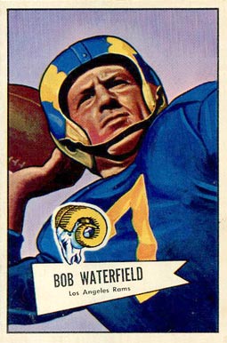 1952 Bowman Large Bob Waterfield #137 Football Card