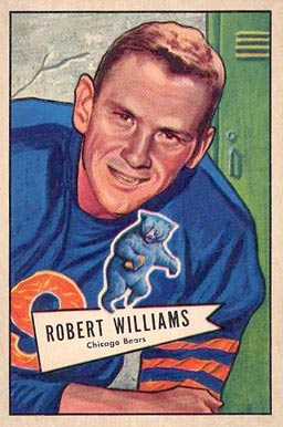 1952 Bowman Large Robert Williams #133 Football Card