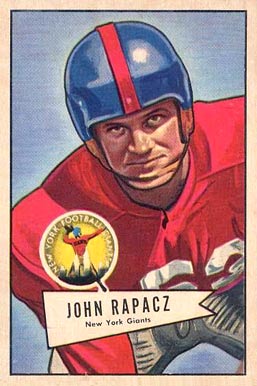 1952 Bowman Large John Rapacz #131 Football Card
