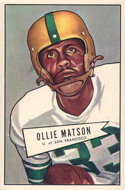 1952 Bowman Large Ollie Matson #127 Football Card