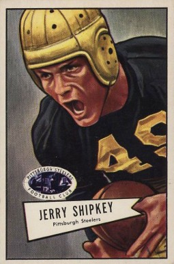 1952 Bowman Large Jerry Shipkey #139 Football Card