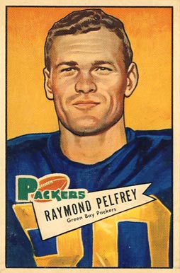 1952 Bowman Large Raymond Pelfrey #106 Football Card
