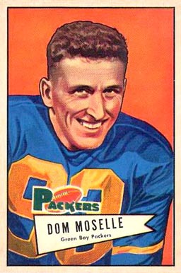 1952 Bowman Small Dom Moselle #130 Football Card