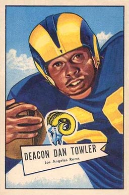 1952 Bowman Small Deacon Dan Towler #120 Football Card