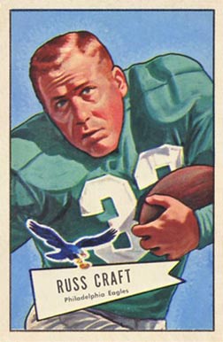 1952 Bowman Small Russ Craft #116 Football Card