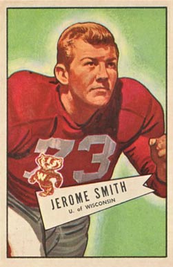 1952 Bowman Small Jerome Smith #65 Football Card