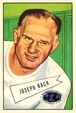 1952 Bowman Small Joseph Bach #53 Football Card