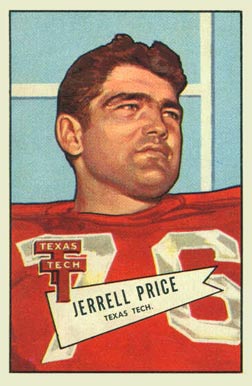 1952 Bowman Small Jerrell Price #49 Football Card