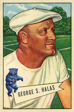 1952 Bowman Small George S. Halas #48 Football Card