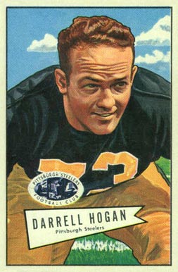 1952 Bowman Small Darrell Hogan #118 Football Card