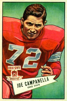 1952 Bowman Small Joe Campanella #74 Football Card