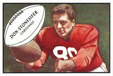1953 Bowman Don Stonesifer #86 Football Card