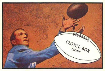 1953 Bowman Cloyce Box #77 Football Card