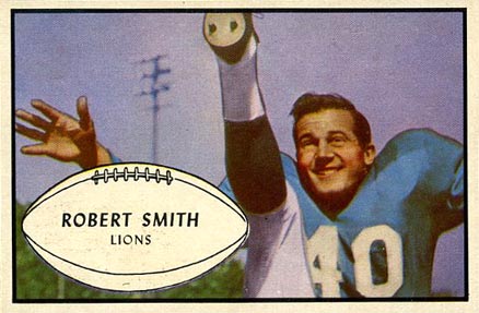 1953 Bowman Robert Smith #66 Football Card