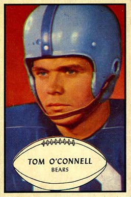 1953 Bowman Tom O'Connell #42 Football Card