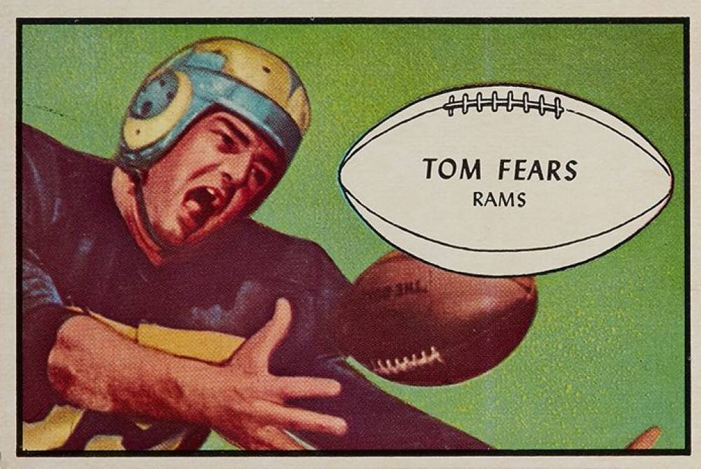 1953 Bowman Tom Fears #36 Football Card