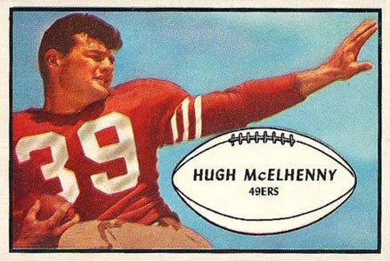 1953 Bowman Hugh McElhenny #32 Football Card