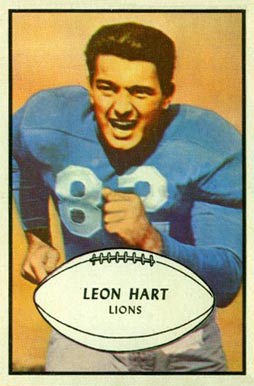 1953 Bowman Leon Hart #31 Football Card