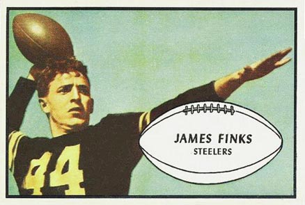 1953 Bowman Jim Finks #23 Football Card