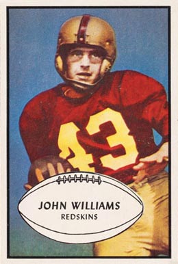1953 Bowman John Williams #87 Football Card