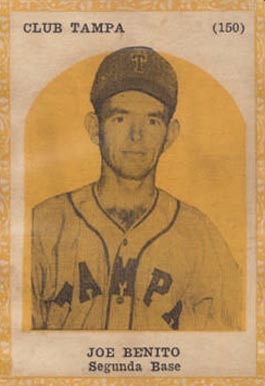 1946 Propagandas Monteil Los Reyes del Deporte Joe Benito #150 Baseball Card