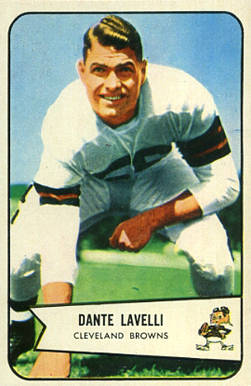 1954 Bowman Dante Lavelli #111 Football Card