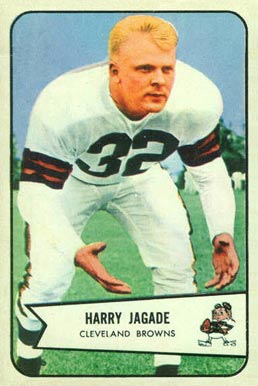 1954 Bowman Harry Jagade #99 Football Card