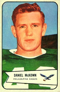 1954 Bowman Dan McKown #93 Football Card