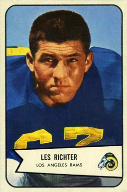 1954 Bowman Les Richter #78 Football Card