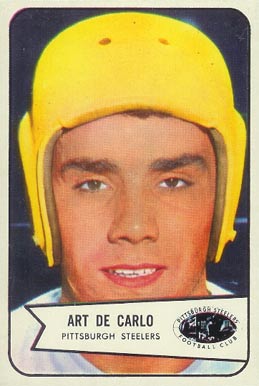 1954 Bowman Arthur De Carlo #71 Football Card