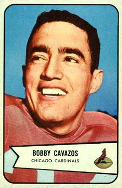 1954 Bowman Bobby Cavazos #36 Football Card