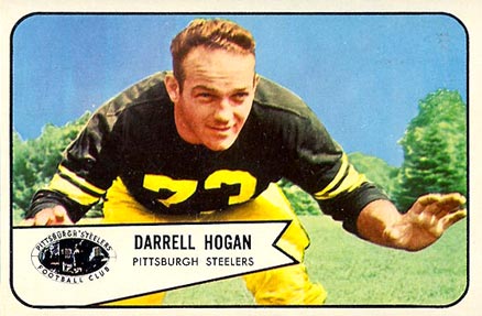 1954 Bowman Darrell Hogan #37 Football Card
