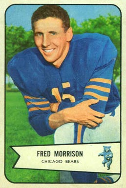 1954 Bowman Fred Morrison #35 Football Card