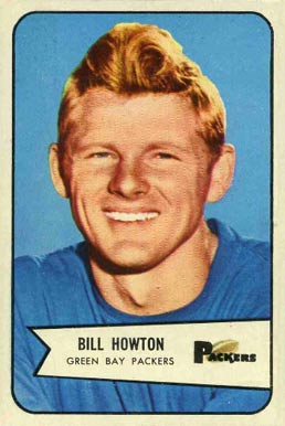 1954 Bowman Bill Howton #34 Football Card