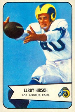 1954 Bowman Elroy Hirsch #32 Football Card