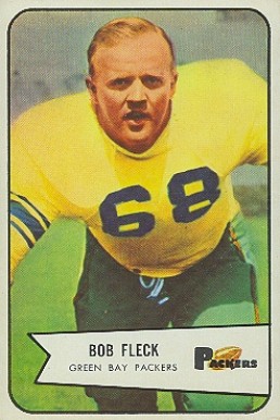 1954 Bowman Bob Fleck #94 Football Card