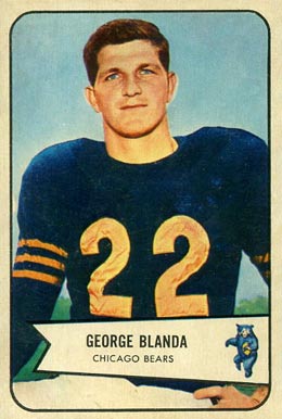 1954 Bowman George Blanda #23 Football Card