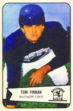 1954 Bowman Tom Finnan #97e Football Card