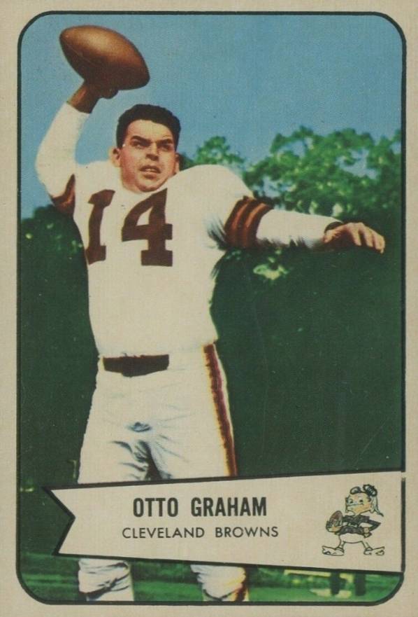 1954 Bowman Otto Graham #40 Football Card