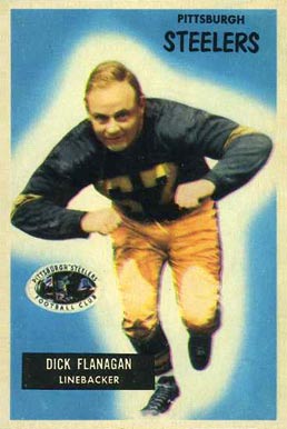 1955 Bowman Dick Flanagan #39 Football Card
