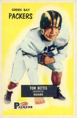 1955 Bowman Tom Bettis #90 Football Card
