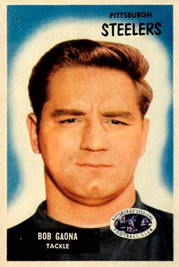 1955 Bowman Bob Gaona #73 Football Card