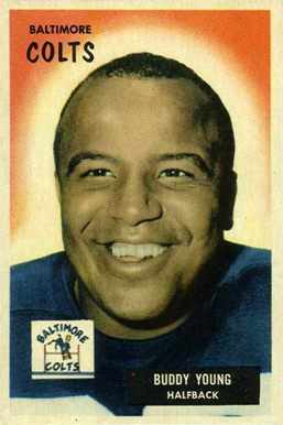 1955 Bowman Buddy Young #65 Football Card