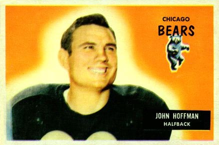 1955 Bowman John Hoffman #56 Football Card