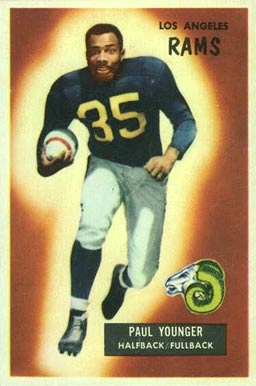 1955 Bowman Paul Younger #38 Football Card
